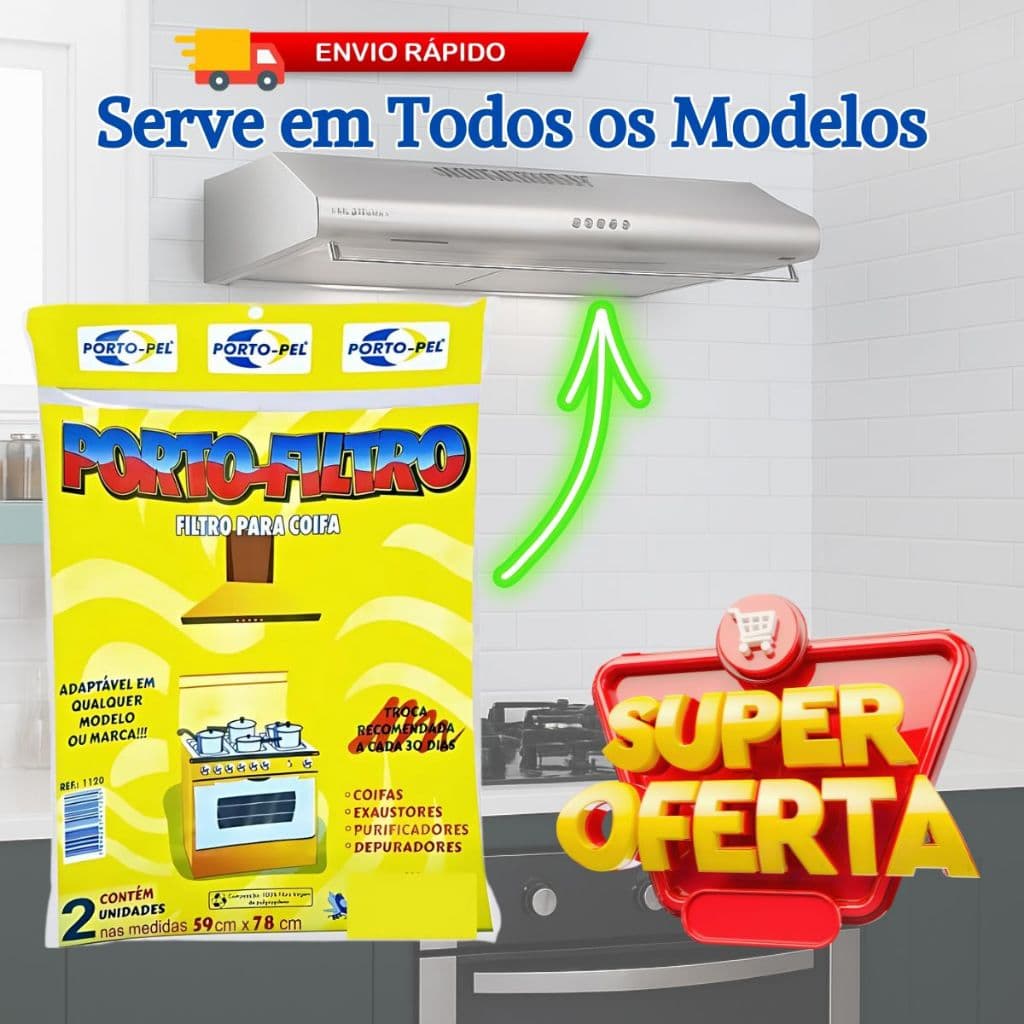 kit Filtro para exaustor coifa fogão purificador depurador sugar colormaq bosch feltro manta