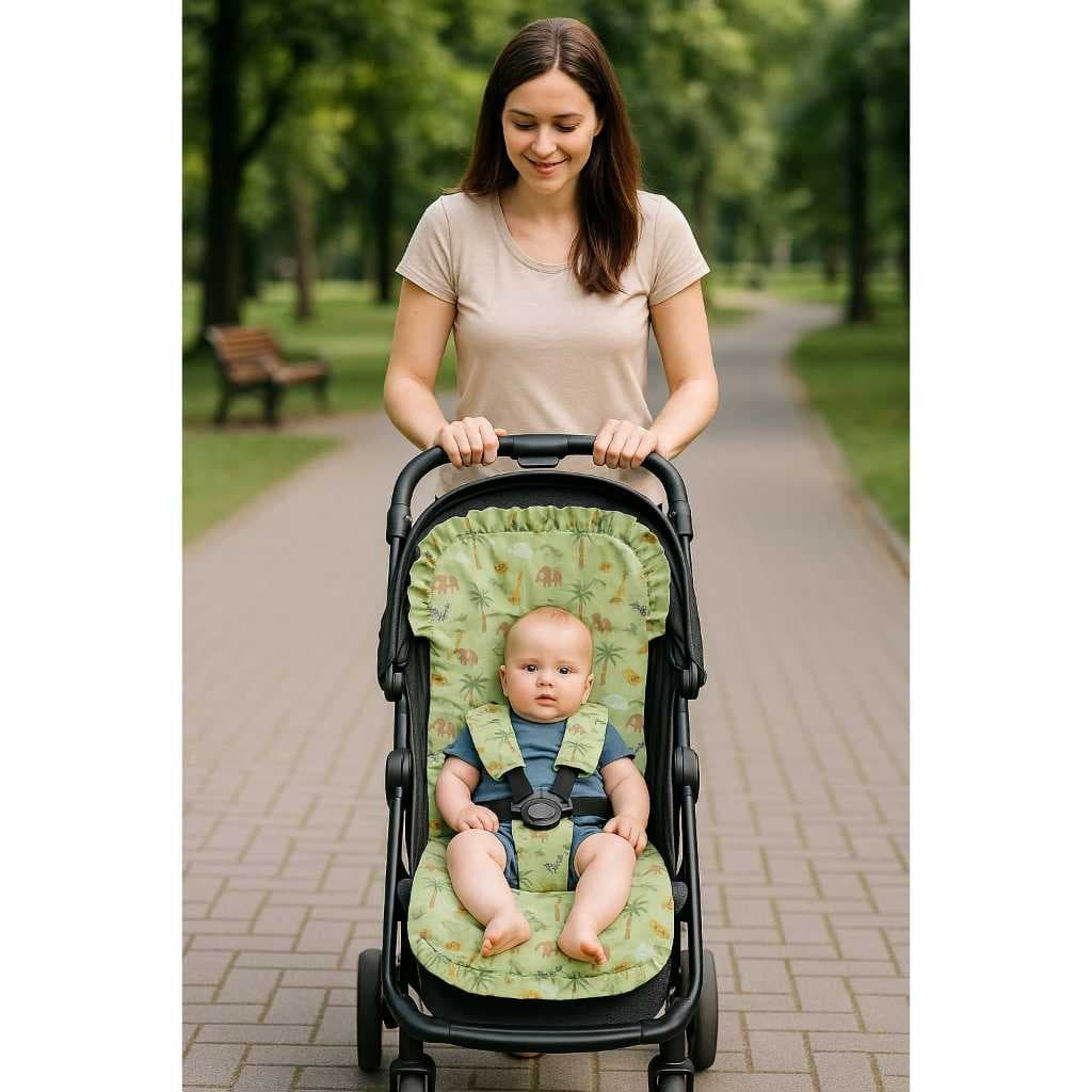 Capa De Carrinho de Bebê Colchonete Acolchoado Menino Menina Algodão Universal
