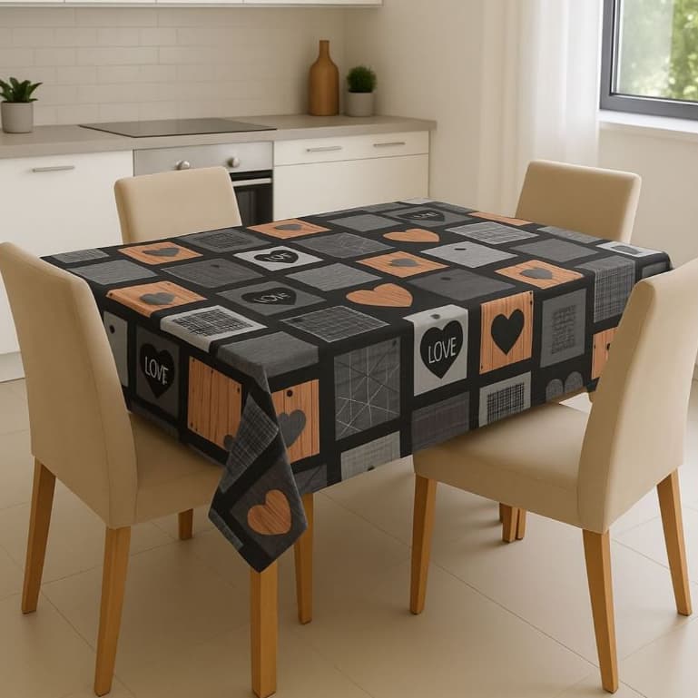 Toalha De Mesa Impermeável Em PVC Térmica 4 Tamanhos Disponíveis Estampas Lindas e Variadas