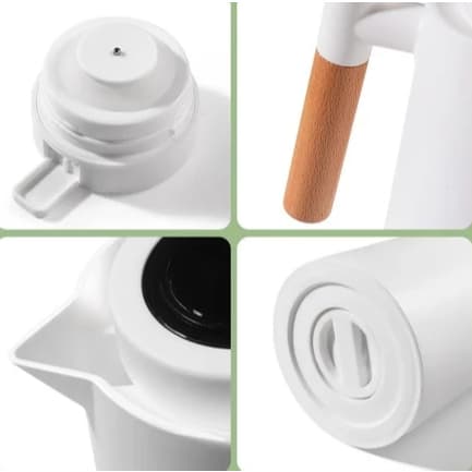 Garrafa Térmica 1 Litro Com Termômetro Led Para Chás / Café Design Modern LM