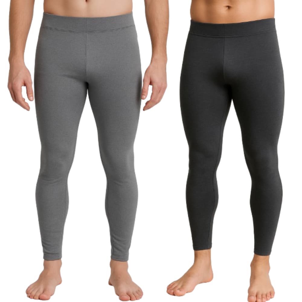 Kit 2 Calça Segunda Pele Masculina Esportiva Térmica UV Treino Corrida Ciclismo Alta Compressão