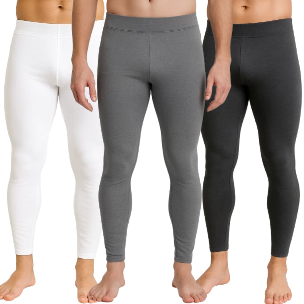 Kit 3 Calça Térmica Segunda Pele Masculina Proteção UV Para Esportes Praia Academia Ciclismo