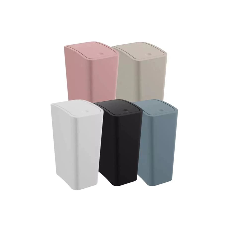 Lixeira Para Banheiro com Tampa Click 8 Litros Astra