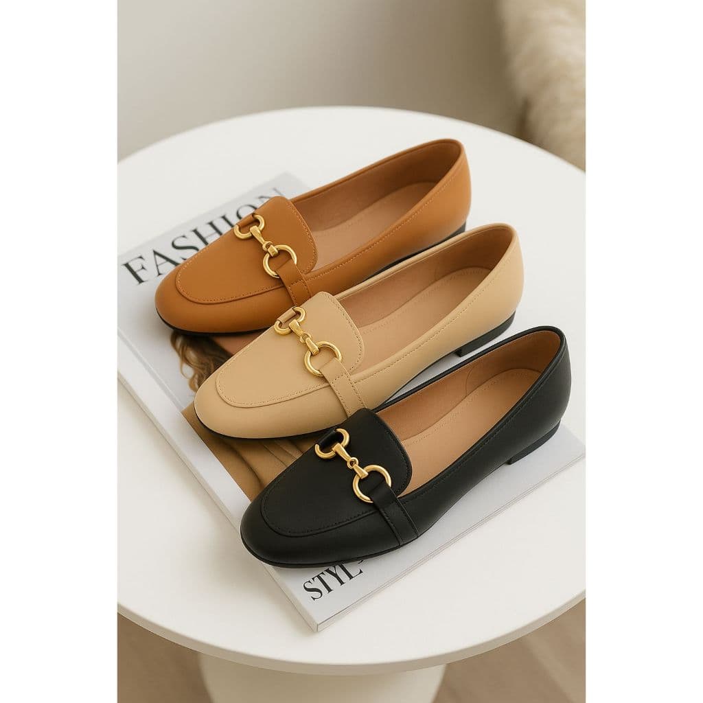 Kit 3 Mocassim Feminino Bico Quadrado luxo e elegância