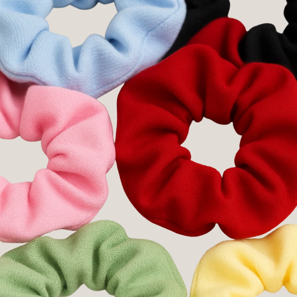 Kits 8/12/18 Unidades Xuxinha Feminina Scrunchies Elástico de Cabelo Prendedor Cores Variadas