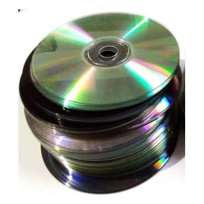 Cds para Decoração usado para Artesanato envio aleatório - cdr cd-rom  lote cd