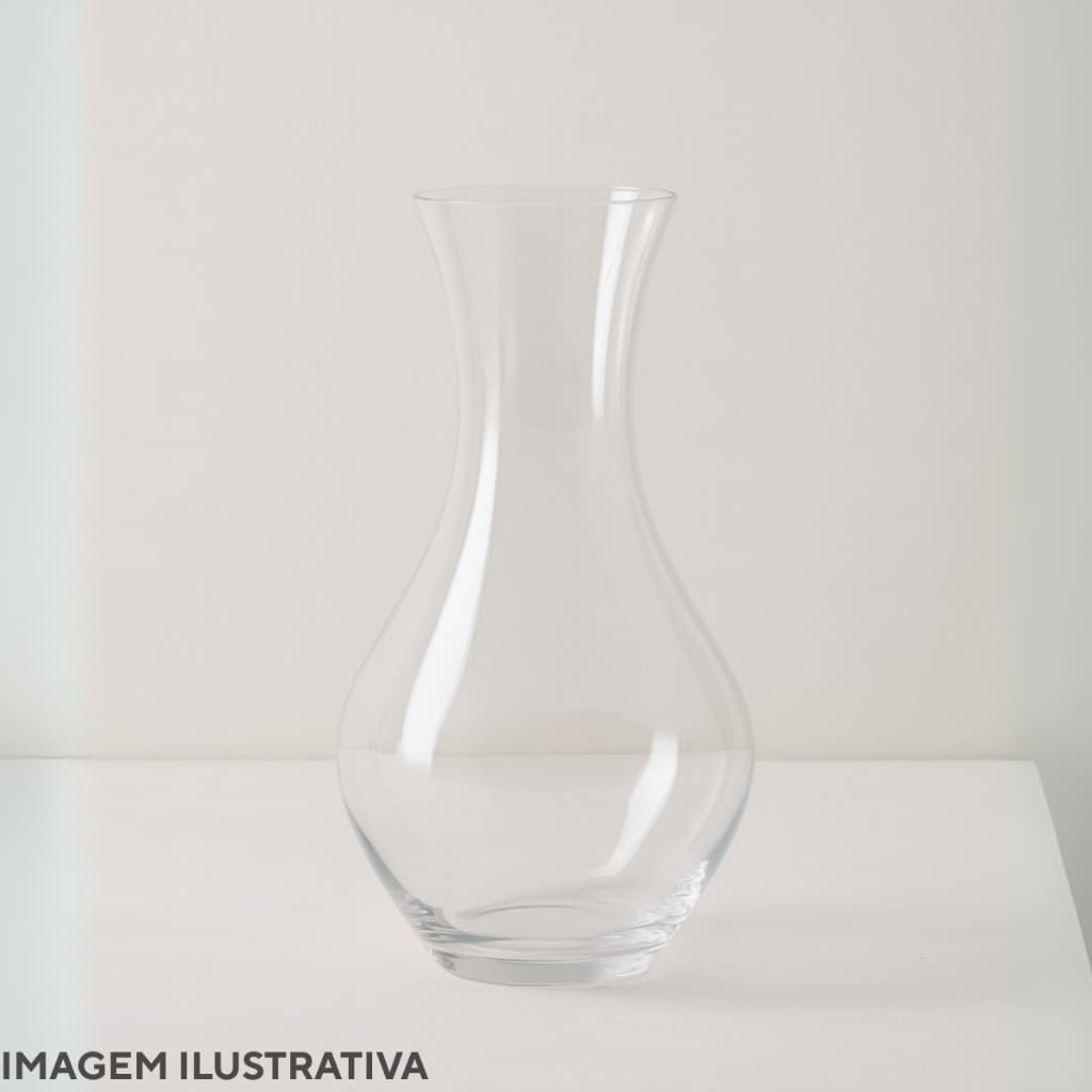 Kit 2 Decanter Malbec 950ml Vidro Oxigenação De Vinhos Tinto Branco Rosé Jantares Mesa Posta