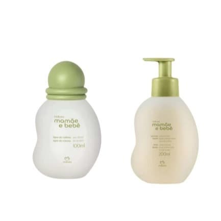 KIT Colônia (100ML) + Sabonete Líquido (200ML) Mamãe e Bebê - NATURA