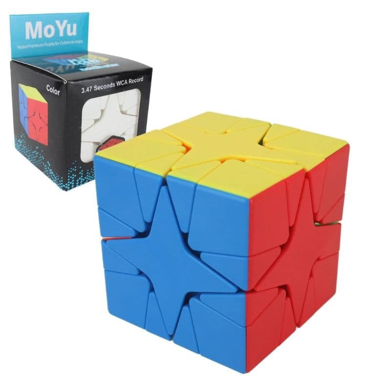 Cubo Mágico Profissional MeiLong Skewb Polaris Stickless North Star Moyu