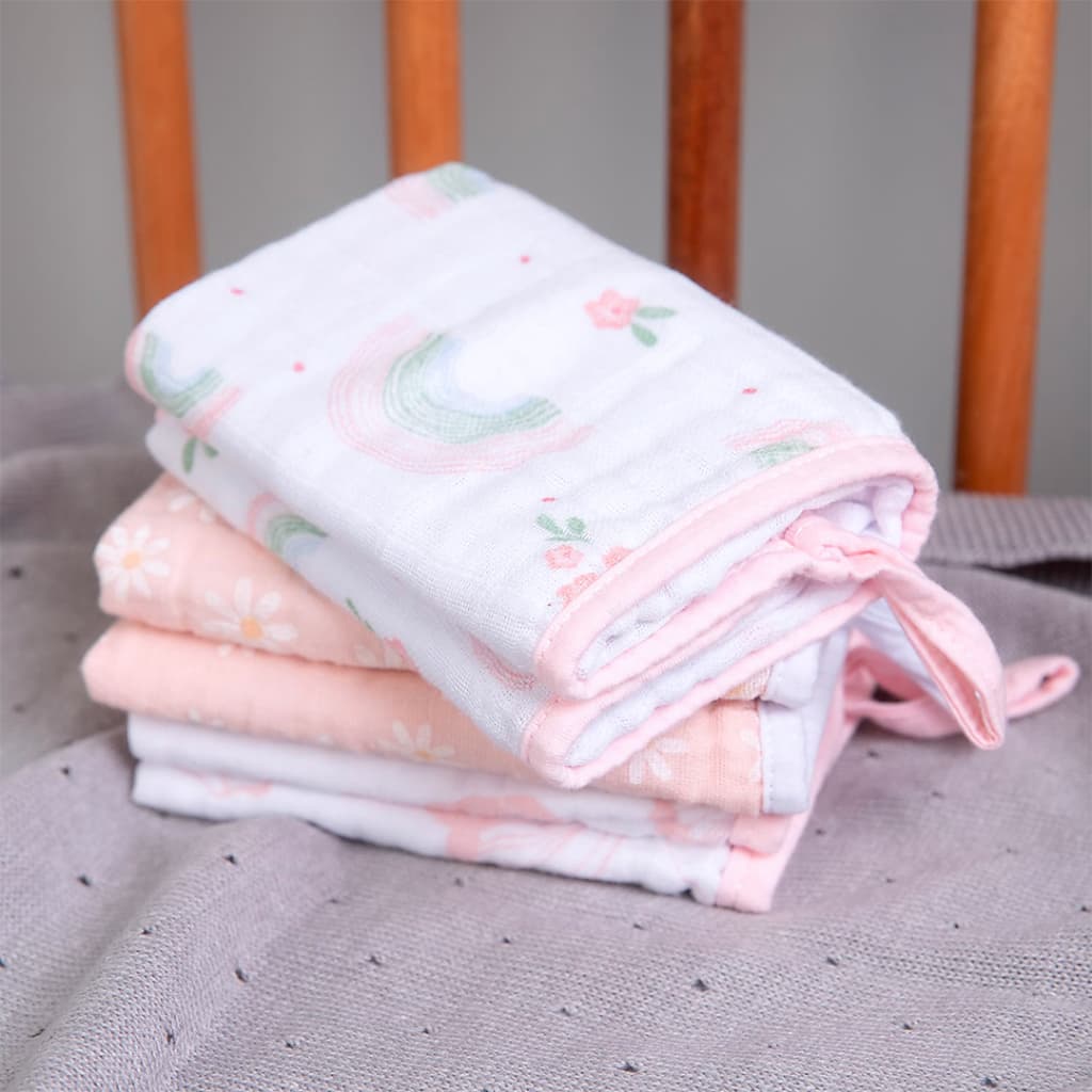 Paninho Fralda De Boca Papi Soft 40 Cm X 40 Cm 03 Unidades