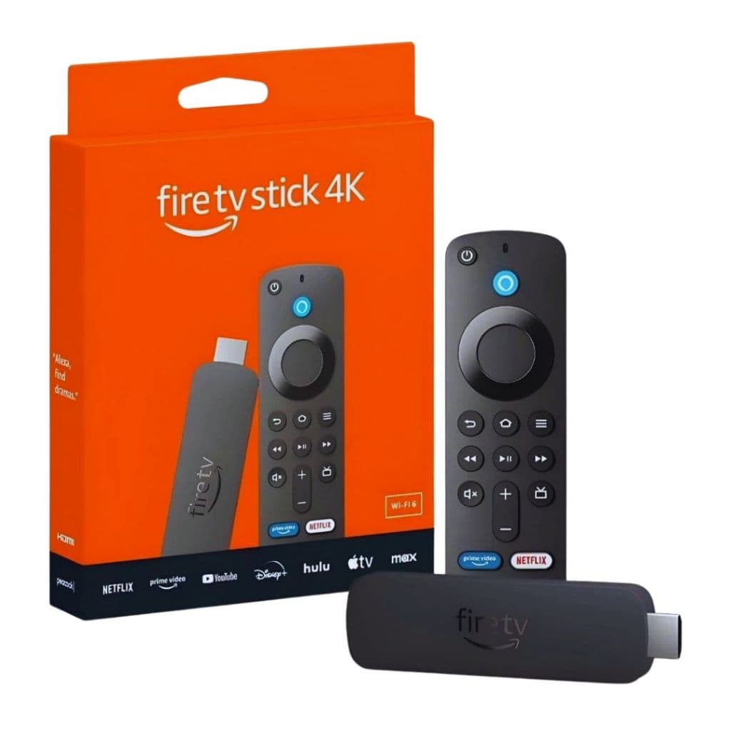 Amazon Fire TV Stick 4K Wi-fi 6 Alexa Comando de Voz Original Com Dolby Vision/Atmos