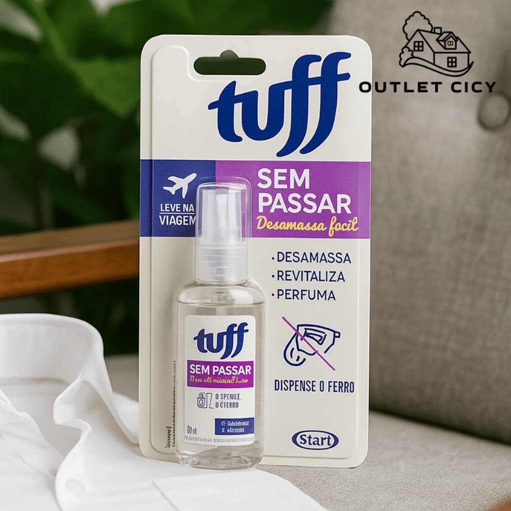 Desamassa Roupa Fácil Sem Passar Tuff Spray  -Otimo Para Viagem