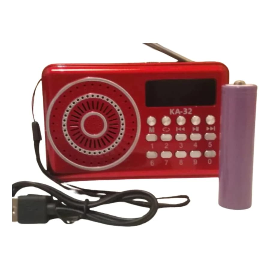 Radinho Portátil De Pilha Am Fm Radio De Bolso Bluetooth Recarregável Original KAPBOM/ALTOMEX