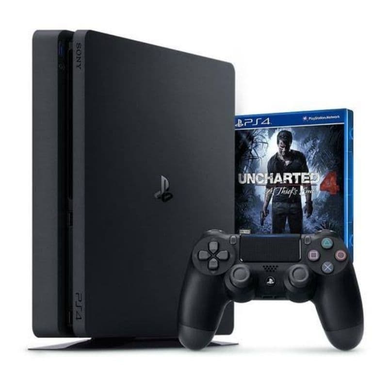 Playstation 4 slim 1TB + 1 jogo aleatório - Video game Ps4 slim