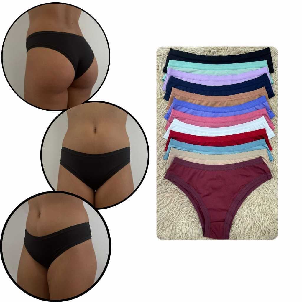 Kit Calcinhas Conforto  não marca Tangas