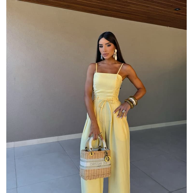 Macacão Feminino Alfaiataria 2 em 1 Tomara que Caia ou Alça