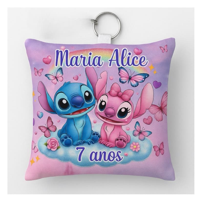 Almochaveiro Arte Frente e verso personalizado qualquer tema stitch