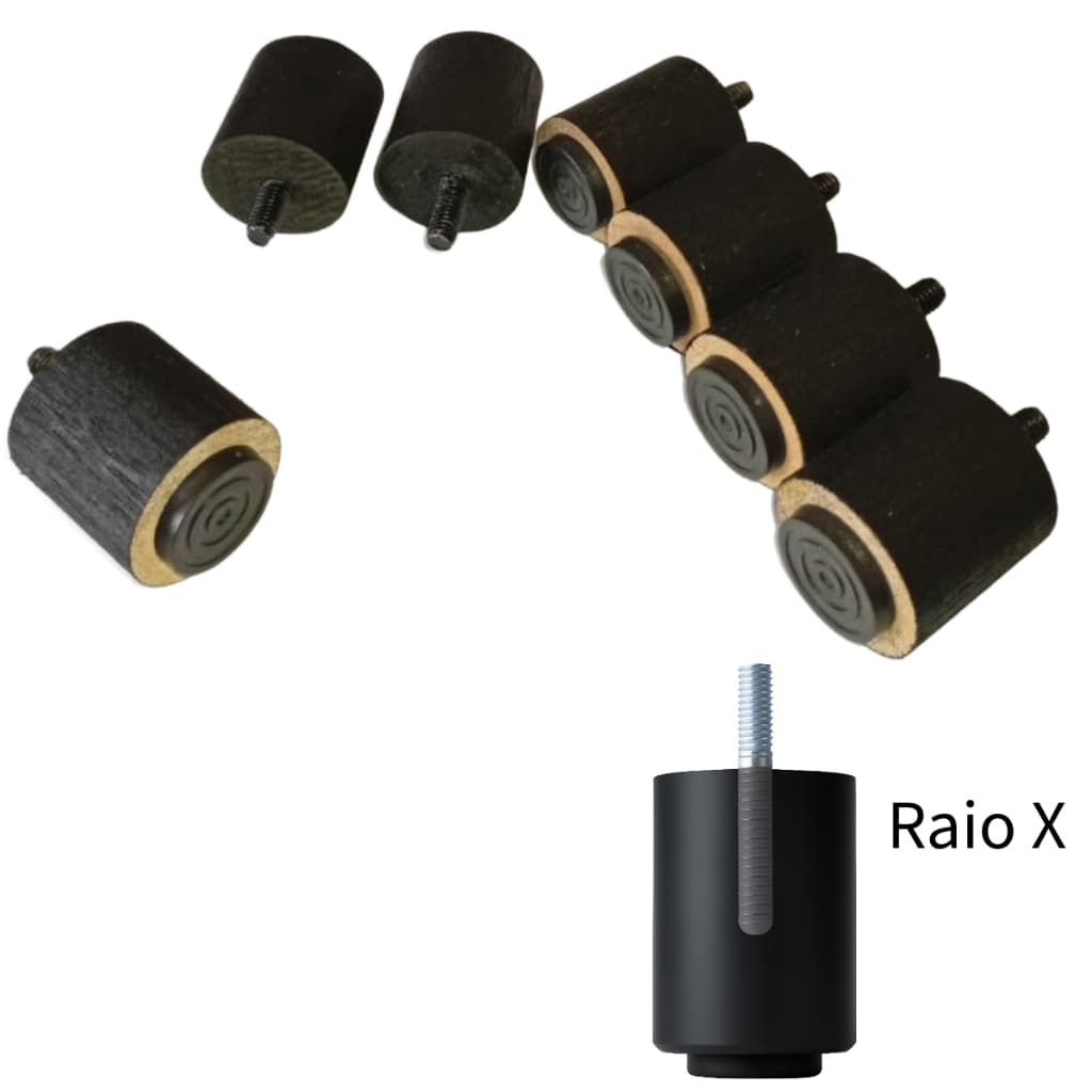 pé de madeira para cama box - solteiro casal King Queen - rosca 5/16 ( universal ) 4cm