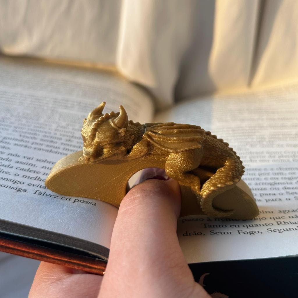 Quarta Asa Dragão Andarna Livros Suporte de dedo