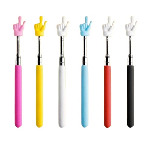 Haste Bastão de Leitura Extensível Guia para Leitura no Quadro Escolar Professor Educador