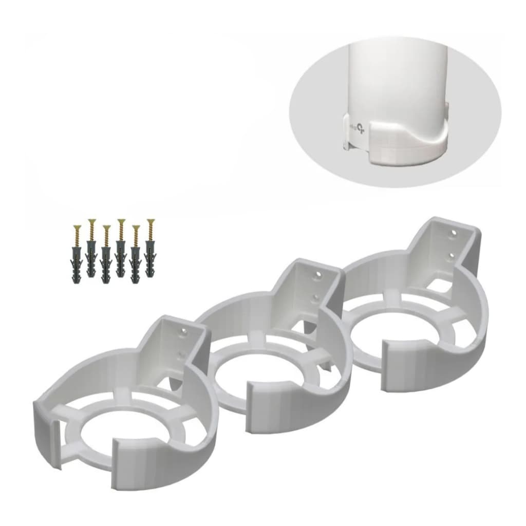 3 Suporte De Parede P/ Roteador Tp-link Deco Mesh X10 X20 X50 X60