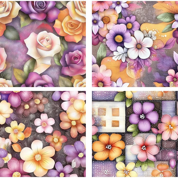 Tricoline Digital 100% Algodão - Diversas  Estampas  -  50x75cm ou 50x150cm