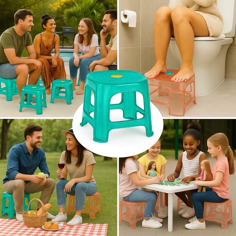 Banquinho Banqueta Escadinha Banco 1 Degrau  Multiuso