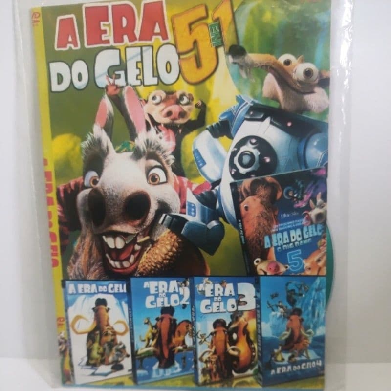 dvd A Era do gelo 5x1