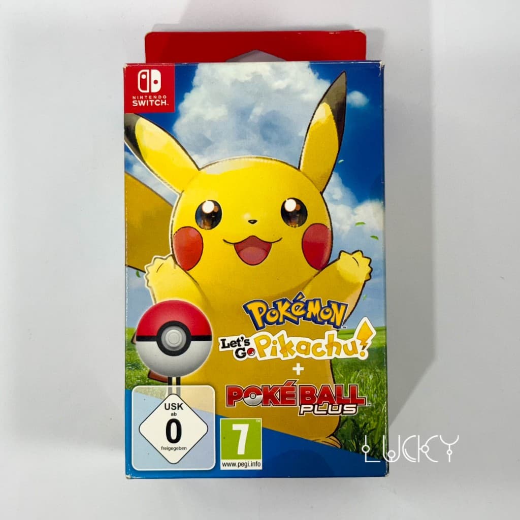 Pokemon Let's Go Pikachu + Pokeball Plus Bundle Switch