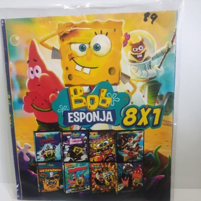 dvd Bob esponja 8x1