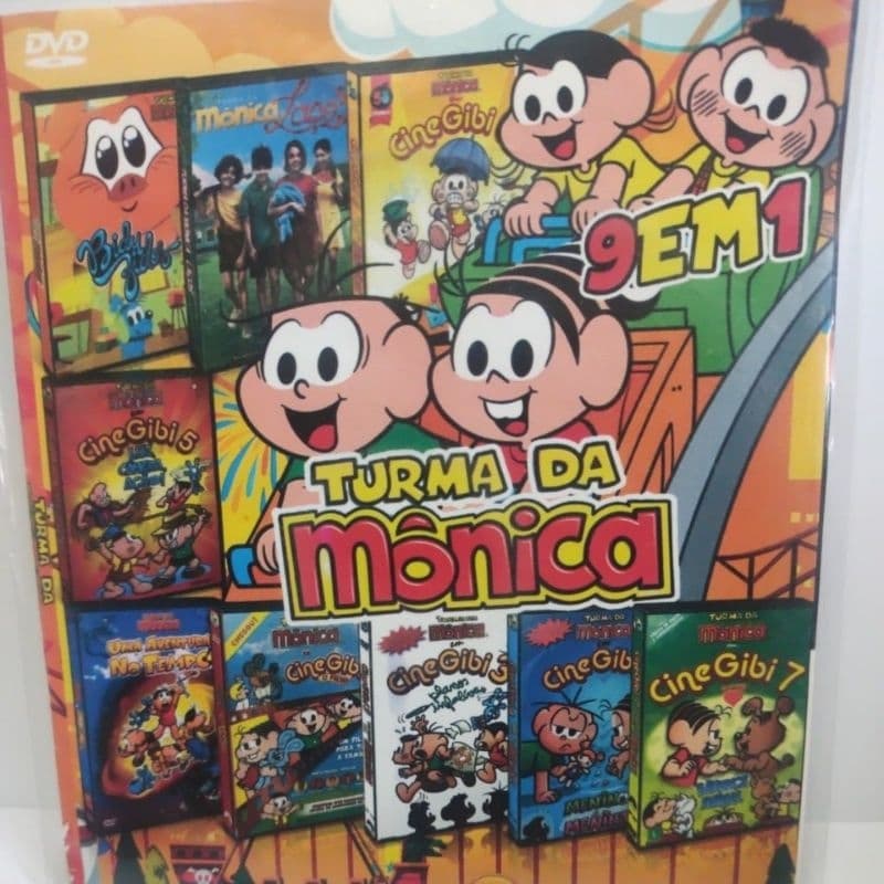 dvd turma da Monica 9x1
