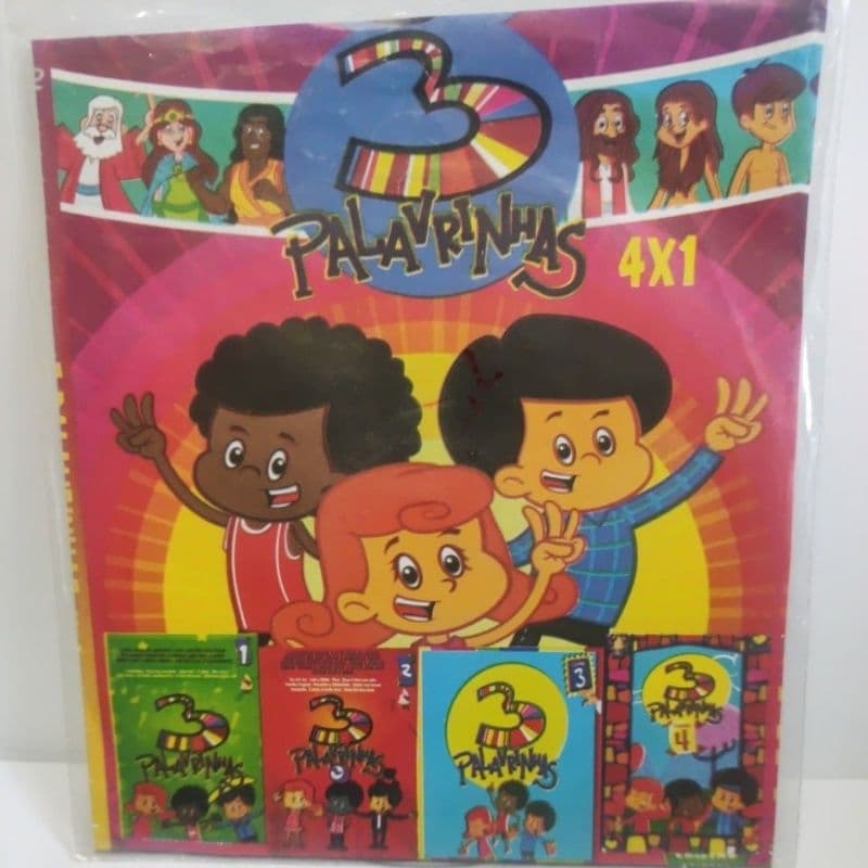 dvd 3 palavrinhas 4x1