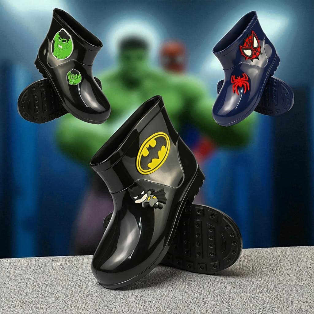 Bota Galocha Infantil Menino Criança Leve e Confortável Personagens