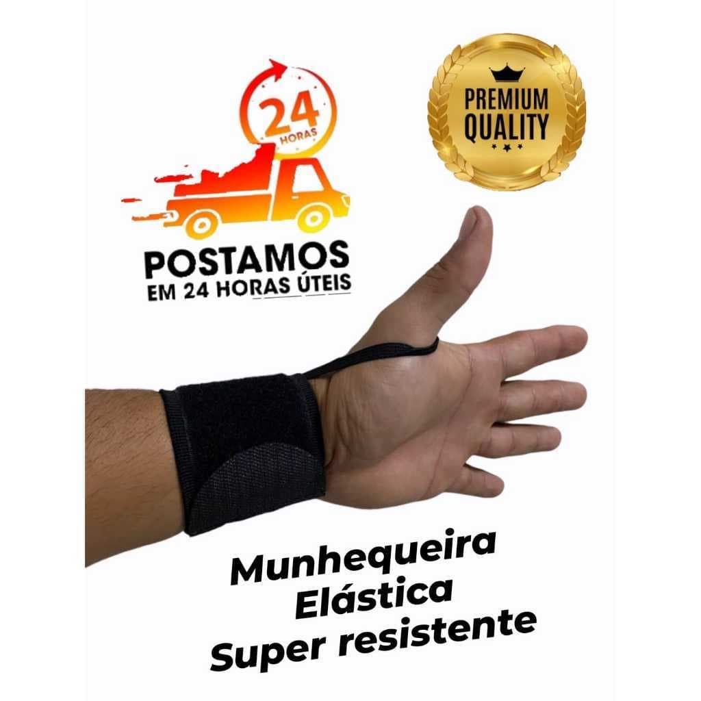 Munhequeira Tensor Protetorde Pulso Crossfit Tendinite Artrite Super Reforçada Alivio de Dor