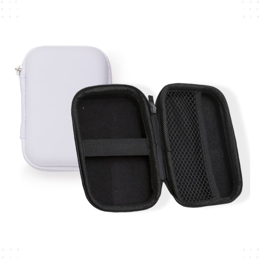 Capa Bag Case Estojo Organizador Tecnológico Carregadores Carregador/Fone/Cabo USB Esmalte Tam. M