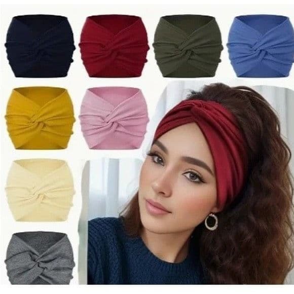 Turbante Faixa Tiara para Cabelo Moda Acessório Feminino Confortável