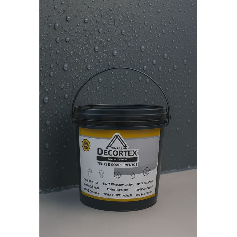 Decortex Premium 18L – Tinta Emborrachada Super Lavável e Resistente