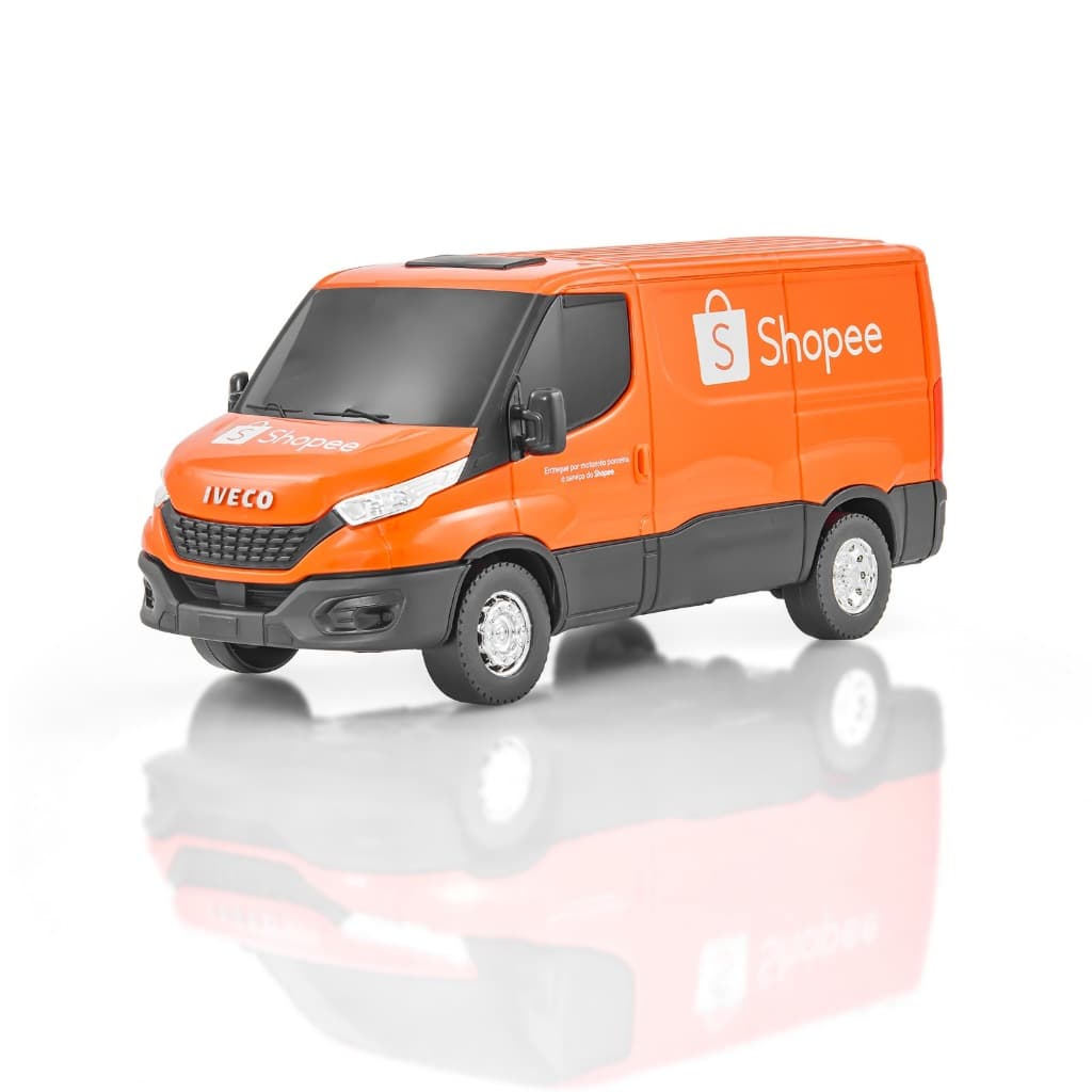 Brinquedo Carrinho Van Iveco Daily Original da Shopee