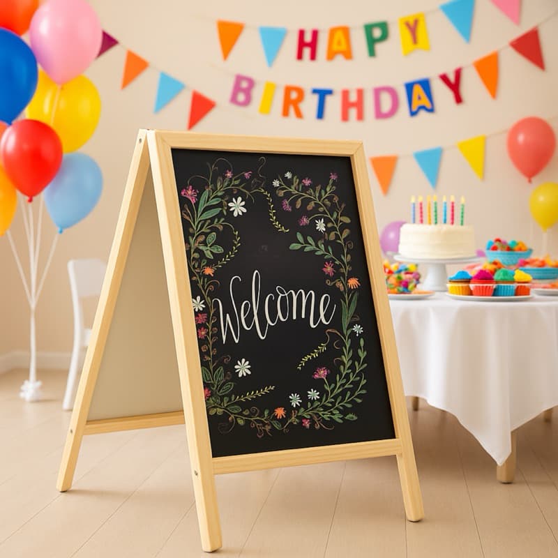 Quadro Negro Cavalete Gourmet 72,5cm – Cardápio, Promoções e Decoração