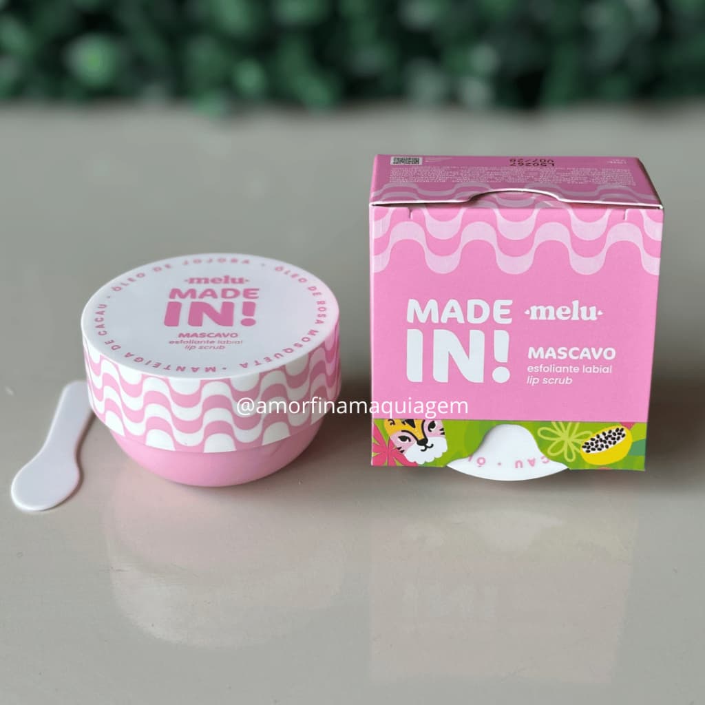 Esfoliante Labial Mascavo Made In Melu Ruby Rose