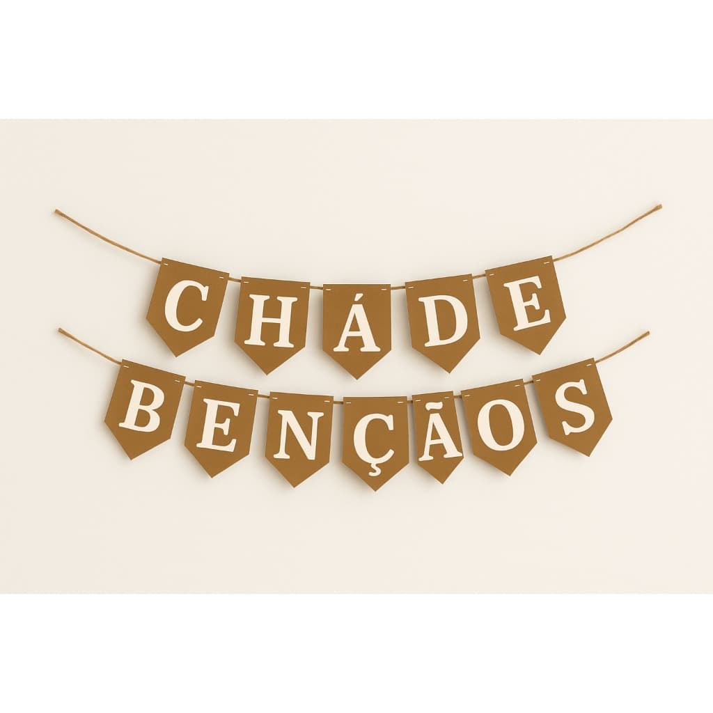 Faixa Bandeirinha Bandeirolas - Chá De Bençãos