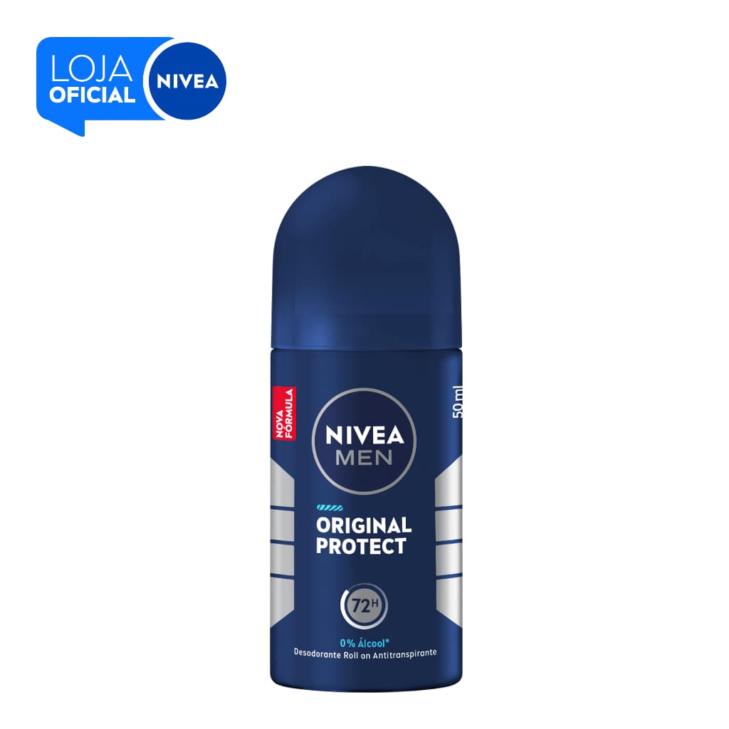 NIVEA MEN Desodorante Antitranspirante Roll On Original Protect 50ml BBB 26