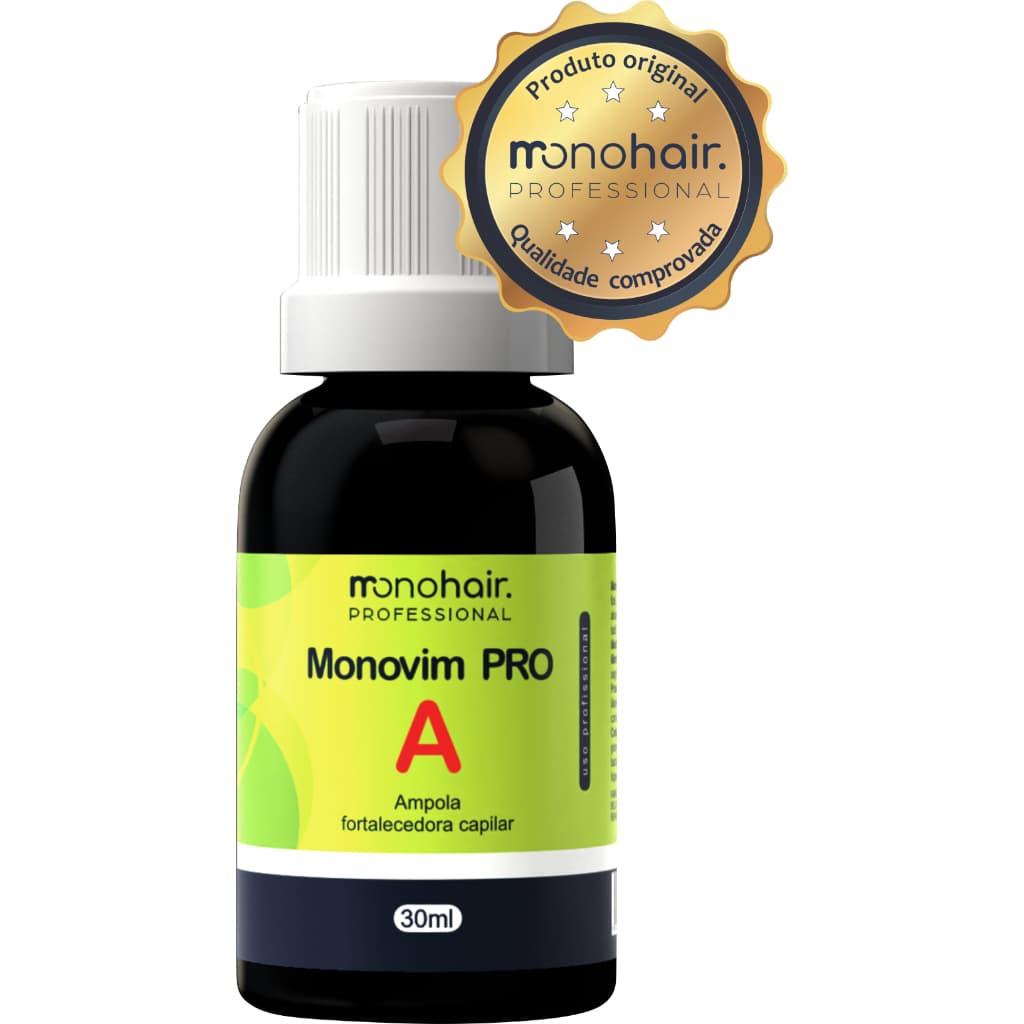 Ampola Monovim Pro A Original Crescimento + Força + Brilho 30ml - Monohair