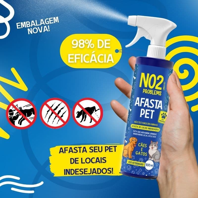 Educador Afasta Cães E Gatos NO2PROBLEMS 500 Ml Produto Petshop Adestrador Spray