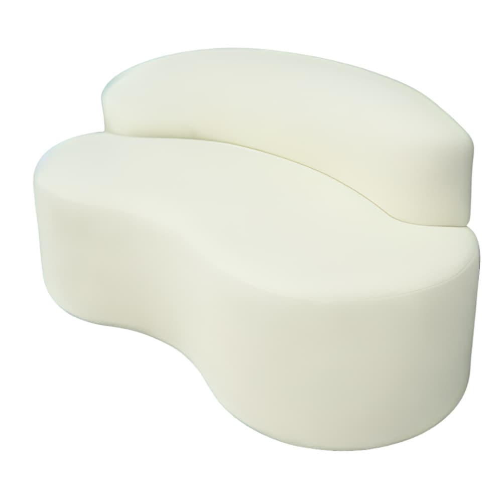 Sofá Puff Orgânico Slim Cloe – Sofisticação para Sala, Escritório, RECEPÇÃO, HALL DE ENTRADA