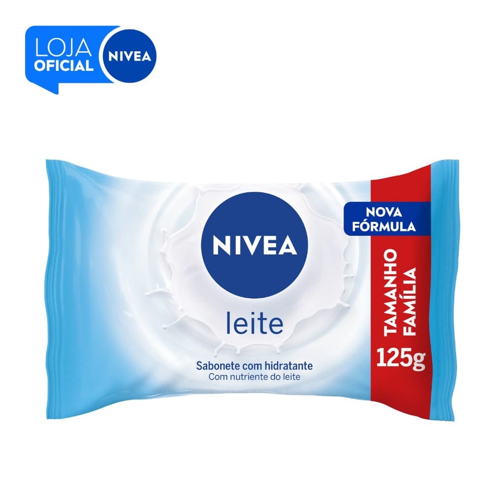 NIVEA Sabonete em Barra Leite 125g