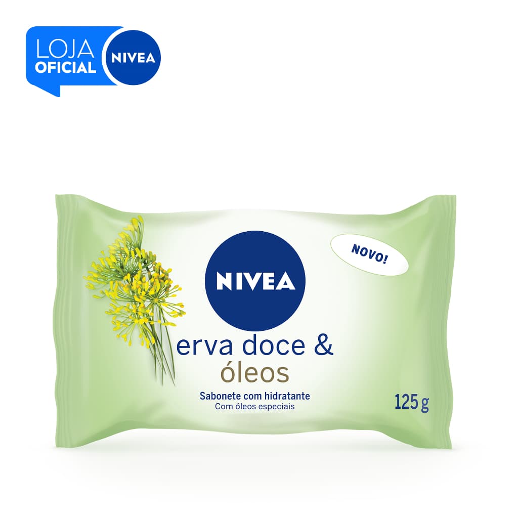 NIVEA Sabonete em Barra Erva Doce & Óleos 125g