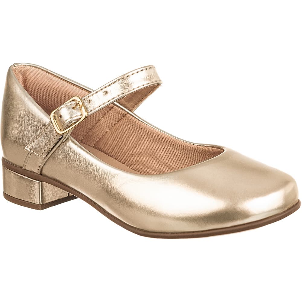 Sapatilha Sandália Infantil Menina Feminina Saltinho Boneca Salto Baixo Festa Elegante Blogueira Confortável Moda