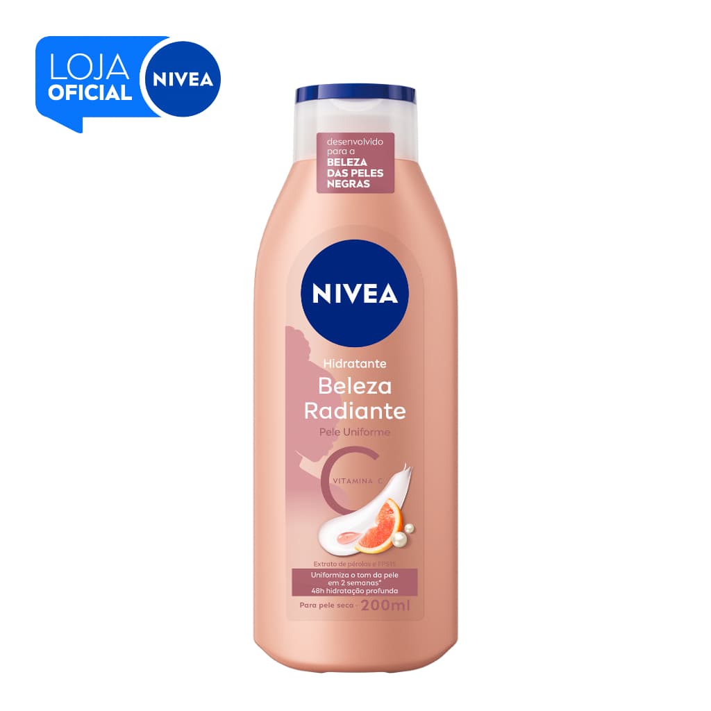 NIVEA Hidratante Corporal Beleza Radiante Pele Uniforme 200ml BBB 26