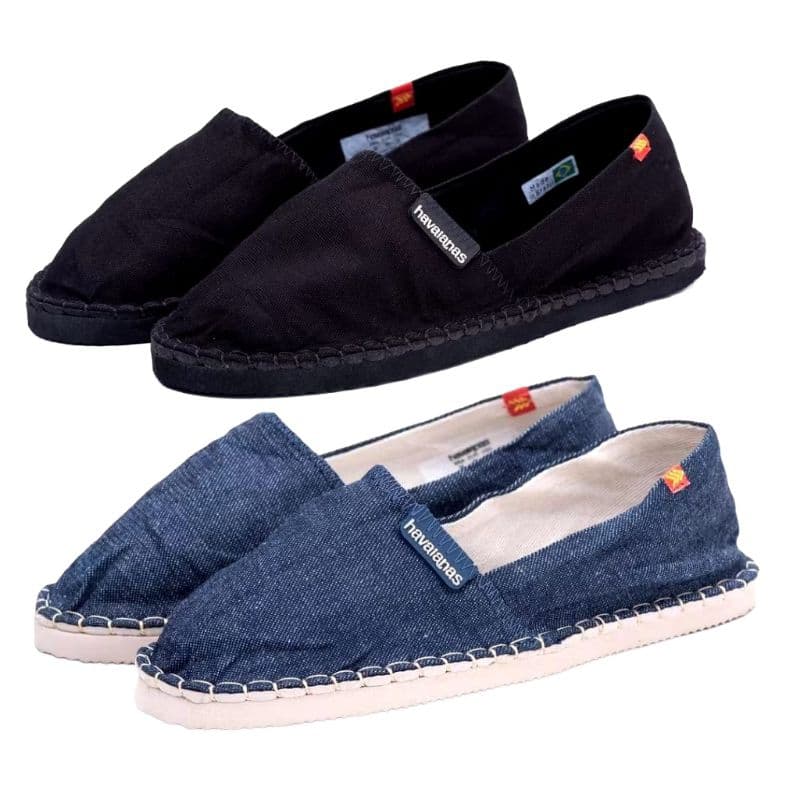 Kit 2 sapatilhas alpargatas feminina e masculina modelo unissex - Oferta